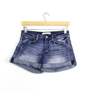 KanCan Los Angeles denim shorts 3 25 dark wash blue grunge 90s whispering jean